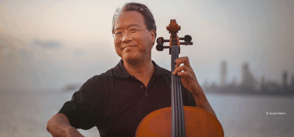 Yo-Yo Ma plays the cello.